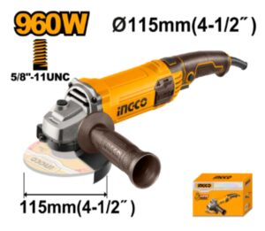 Pulidora Angular 4-1/2 110/120V 60HZ 960W 12000rpm INGCO
