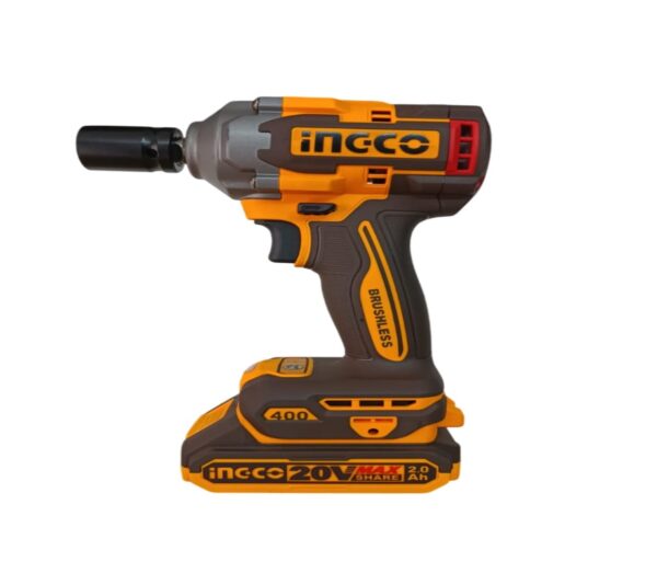 Kit Llave De Impacto Brushless De 1/2 400n.m 295lbs/pie+ batería