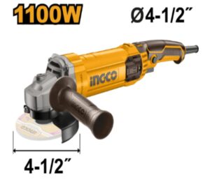 Pulidora Angular 4-1/2 " 1100W 12000Rpm Ingco UAG1100383