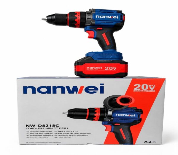 Taladro Percutor Inalámbrico Nanwei NW-D8218C 20V