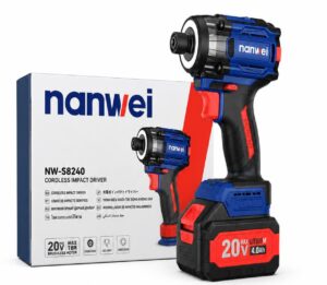 Atornillador de Impacto Inalámbrico Nanwei NW-S8240 20V